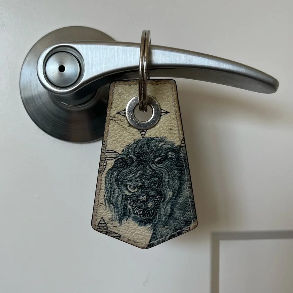 💎 Rare Louis Vuitton KeyHolder Chapman Brothers Keychain Limited Ed Black White